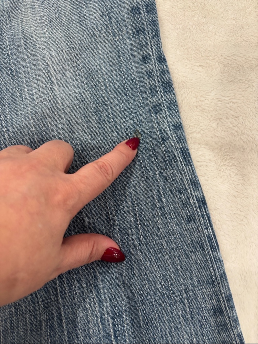 American Eagle Outfitters Classic Blue Wide Leg Jeans - Picture 9 of 9